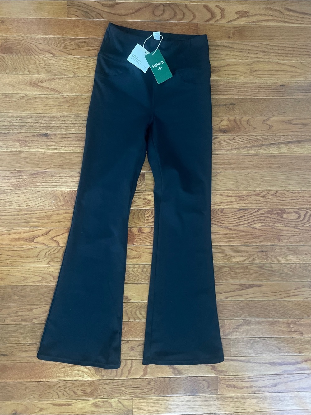 HALARA Black High-Rise Flare Leggings